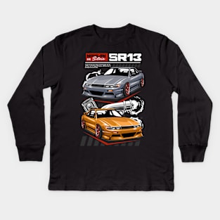 SR13 Nissan Silvia Kids Long Sleeve T-Shirt